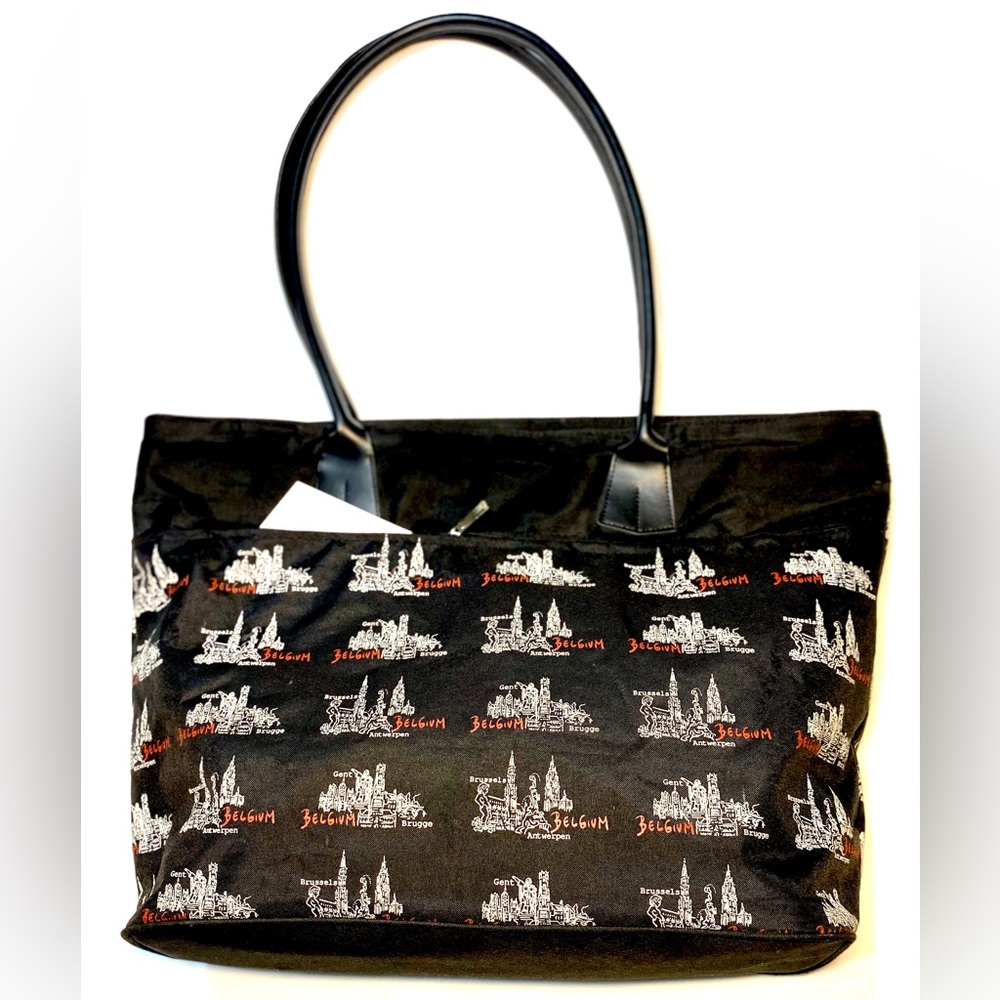 Classic Tote Belgium Souvenir Big Shopping Bag